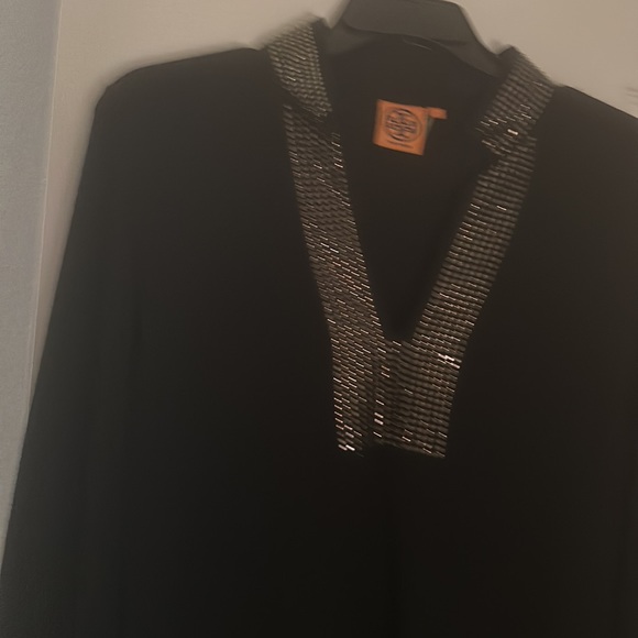 Size L Tori Burch black tunic - Picture 3 of 4